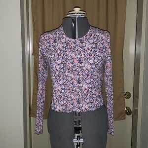 Wild Fable XL cropped floral long sleeve